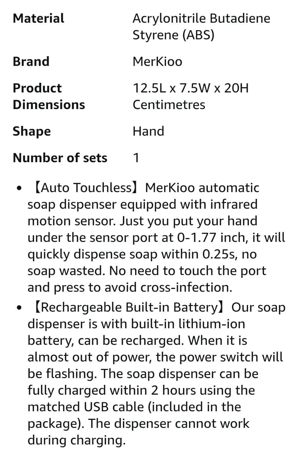 Brand New Large Soap Dispenser Automatic - Touchless image indicator(8)