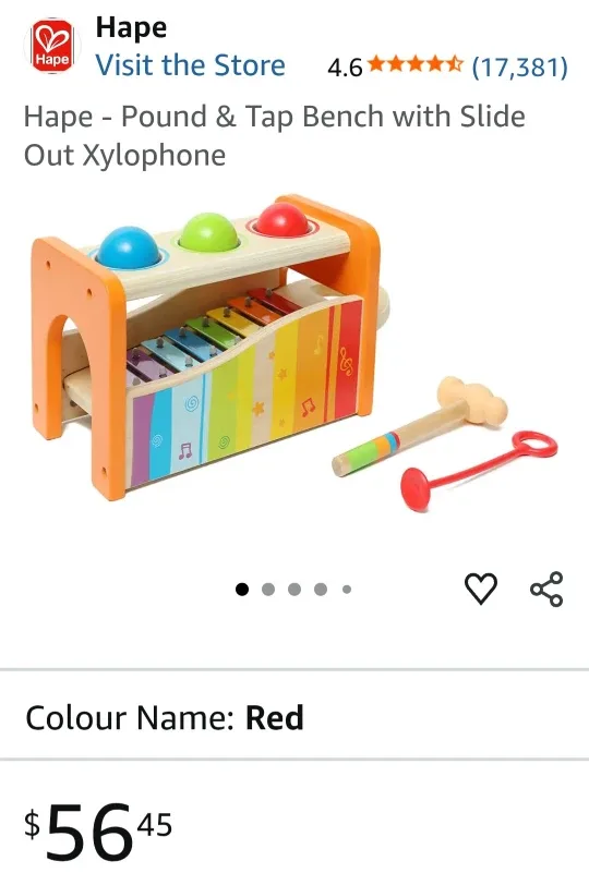 Hape Xylophone Tap and pound image indicator(4)