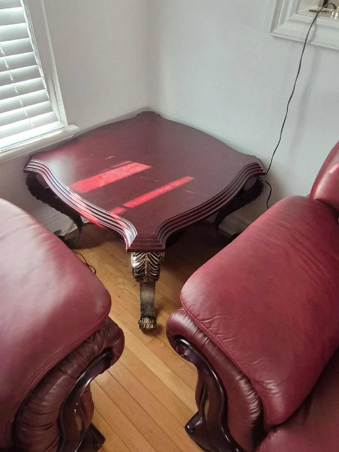 Vintage Coffee Table - Dark Wood & Metal image indicator(7)