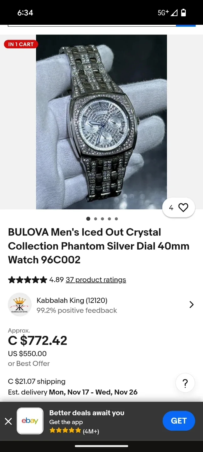 Bulova Diamond Watch
