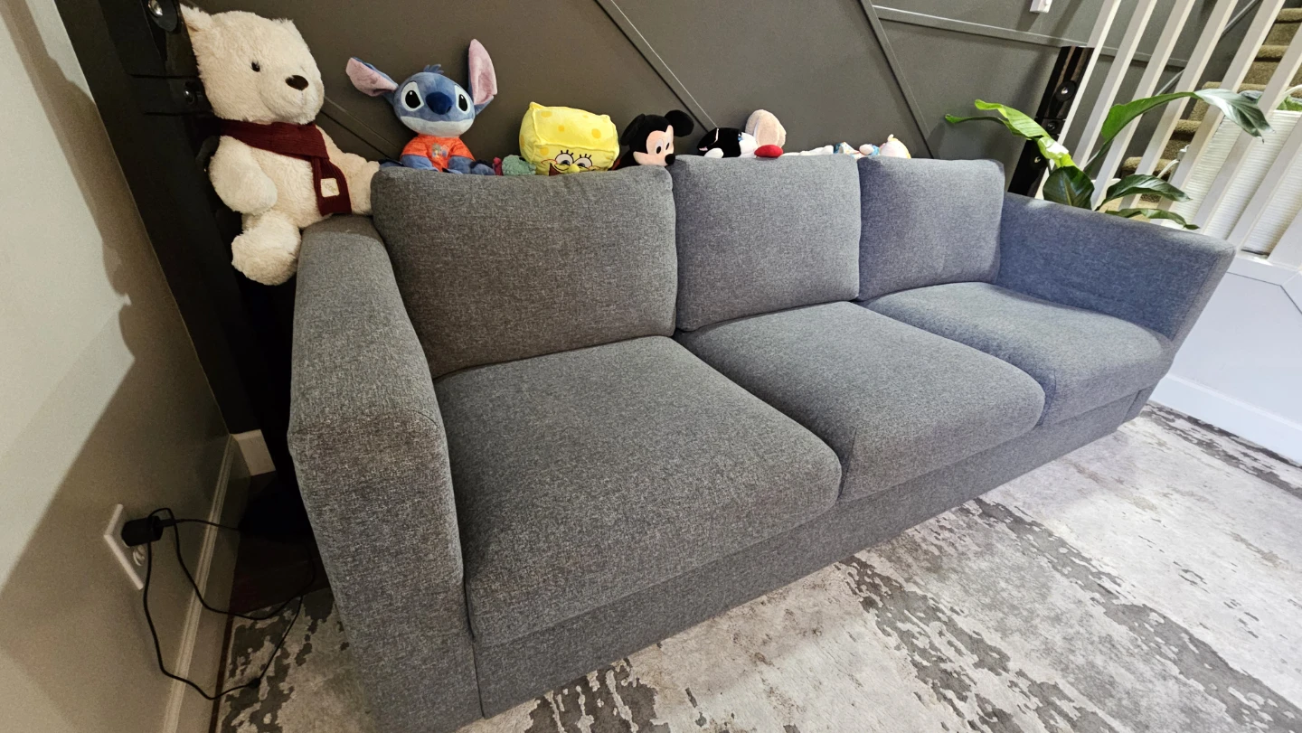 Grey Sofa and Chaise Lounge Set - photo 2