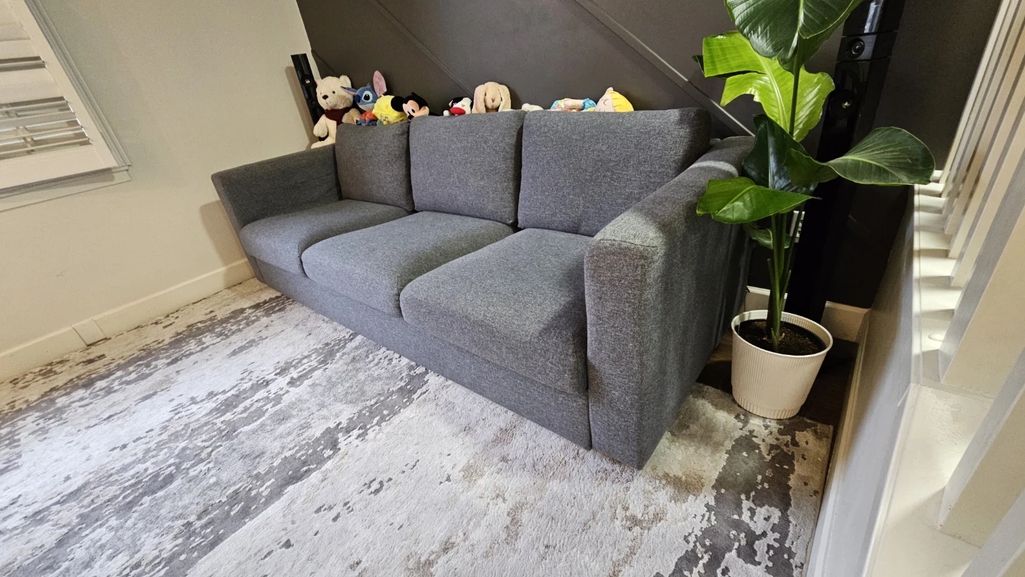 Grey Sofa and Chaise Lounge Set - photo 3