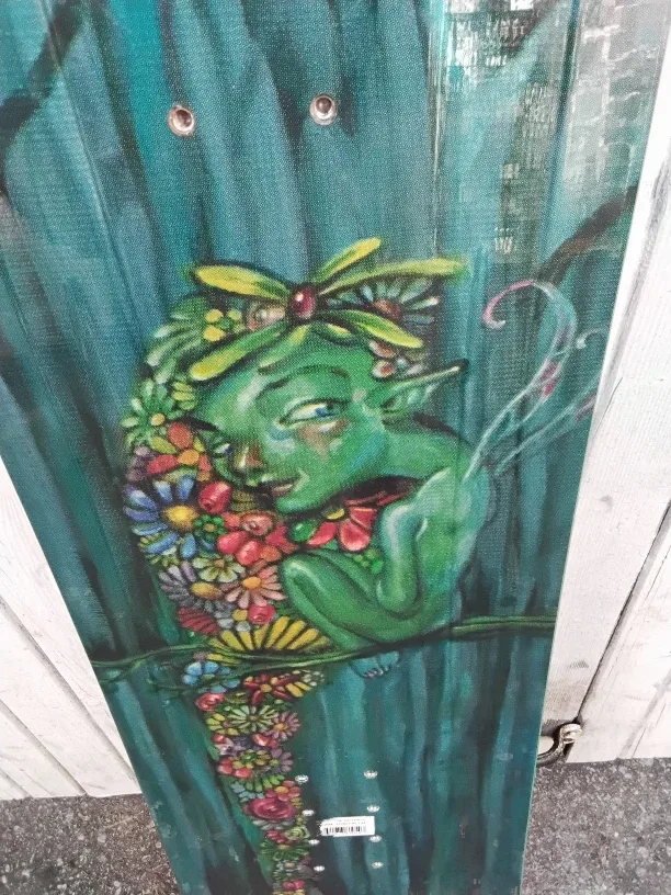 🏂 LTD Muse 144 Snowboard - Green Floral Design🏂