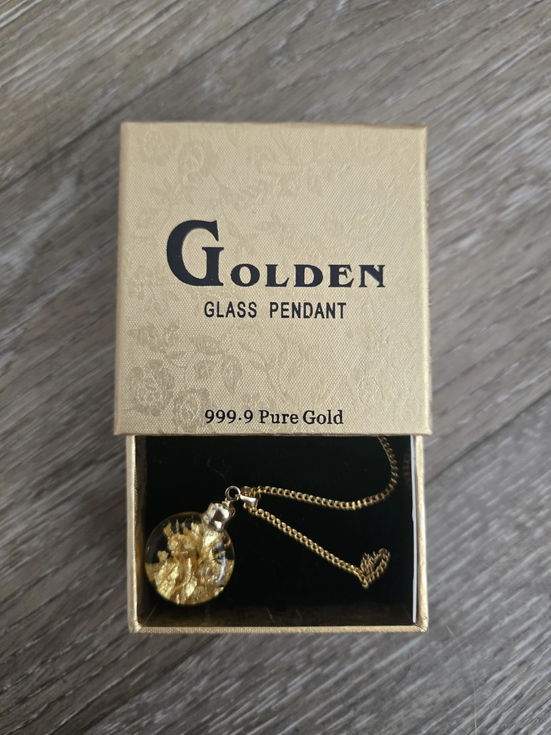 Gold filled pendant necklace