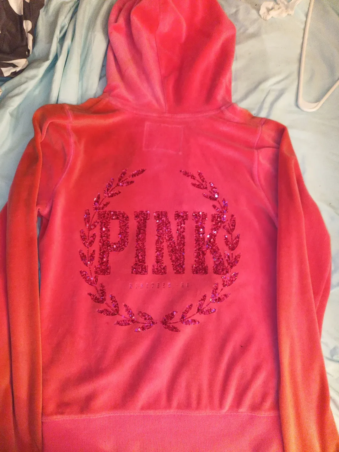 Victoria's Secret PINK Full Zip Hoodie - Large image indicator(4)