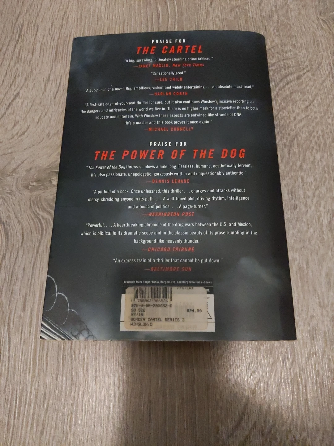 NYT Bestseller The Border: A Novel by Don Winslow - photo 2