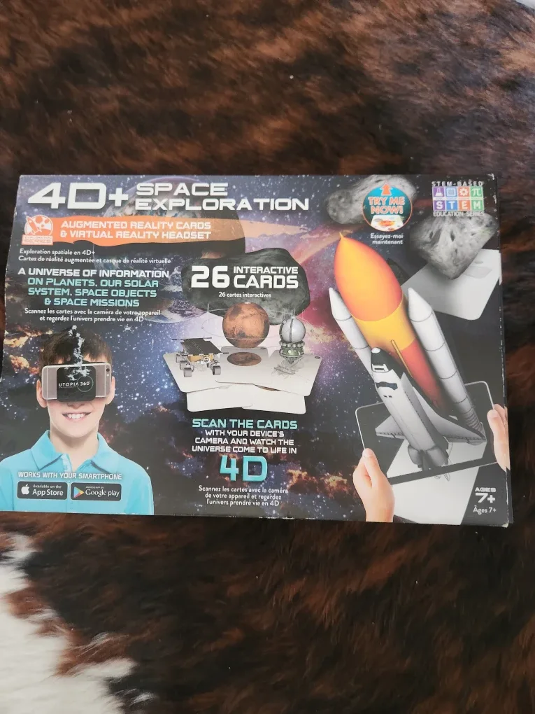 4D+ Space Exploration Augmented Reality Cards & VR Headset