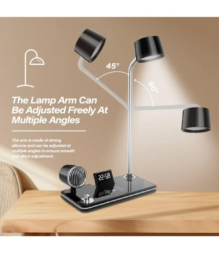 4 in 1 Wireless Charger BT Speaker Lamp image indicator(2)