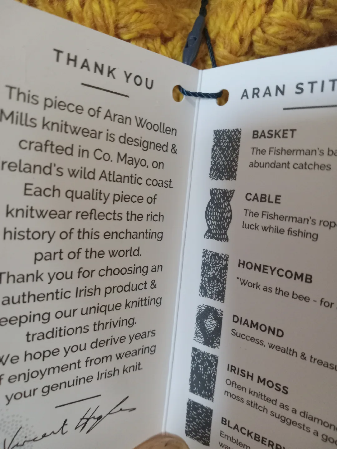 Aran Woollen Mills Cable Knit Sweater image indicator(10)