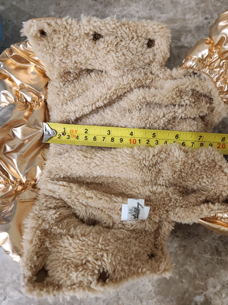 Gold Dog Puffer Jacket -X Small - photo 3