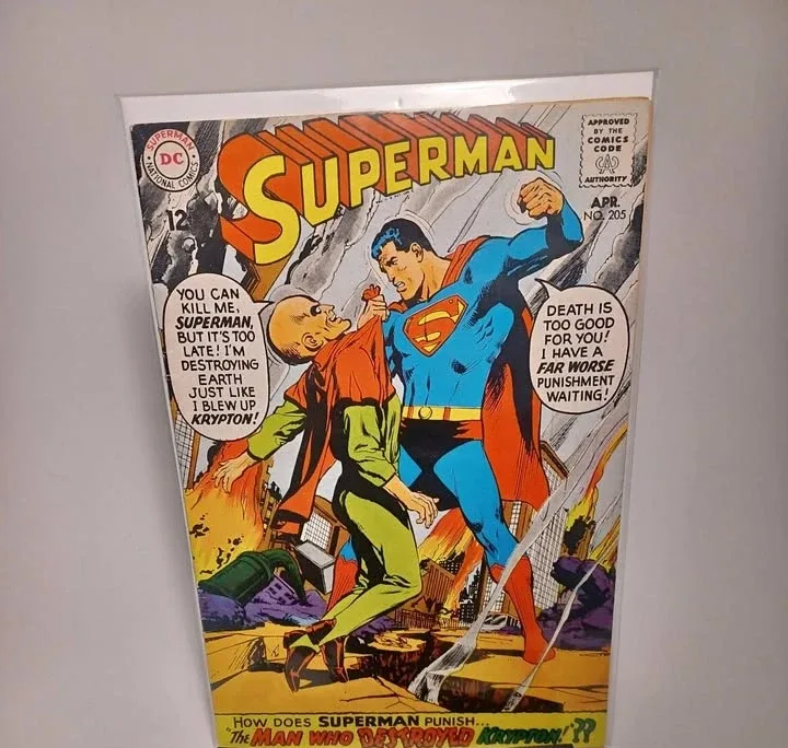 Superman #205 (Cover art by Neal Adams)