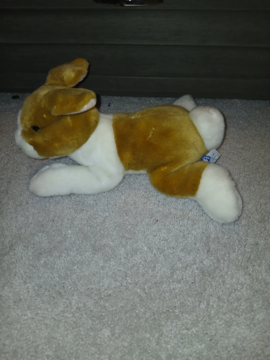 Oliver Brown & White Plush Rabbit image indicator(4)
