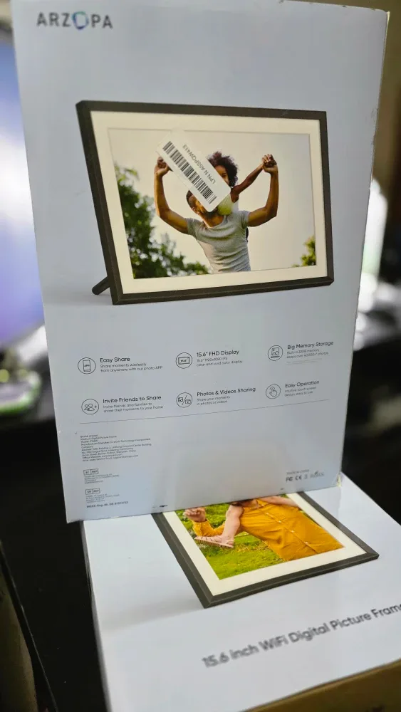 ARZOPA 15.6 inch WiFi Digital Picture Frame - New image indicator(3)