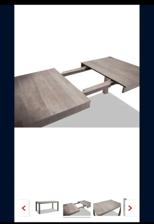 Extendable Dining Table with 4 Chairs & Bench image indicator(9)