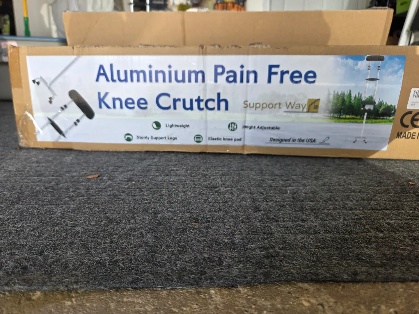 Adjustable Crutch with Seat image indicator(2)