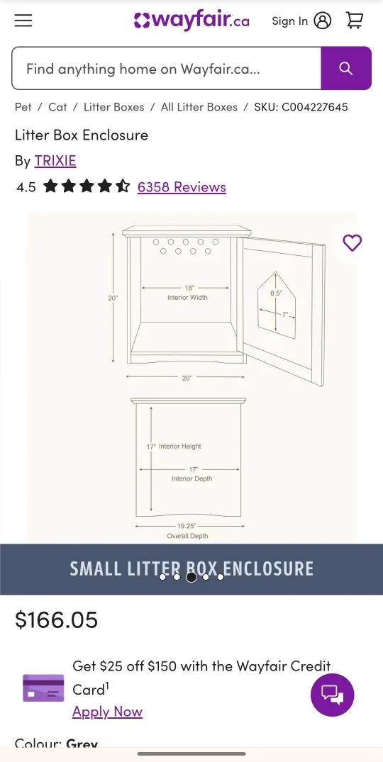 Trixie Litter Box Enclosure - white image indicator(10)