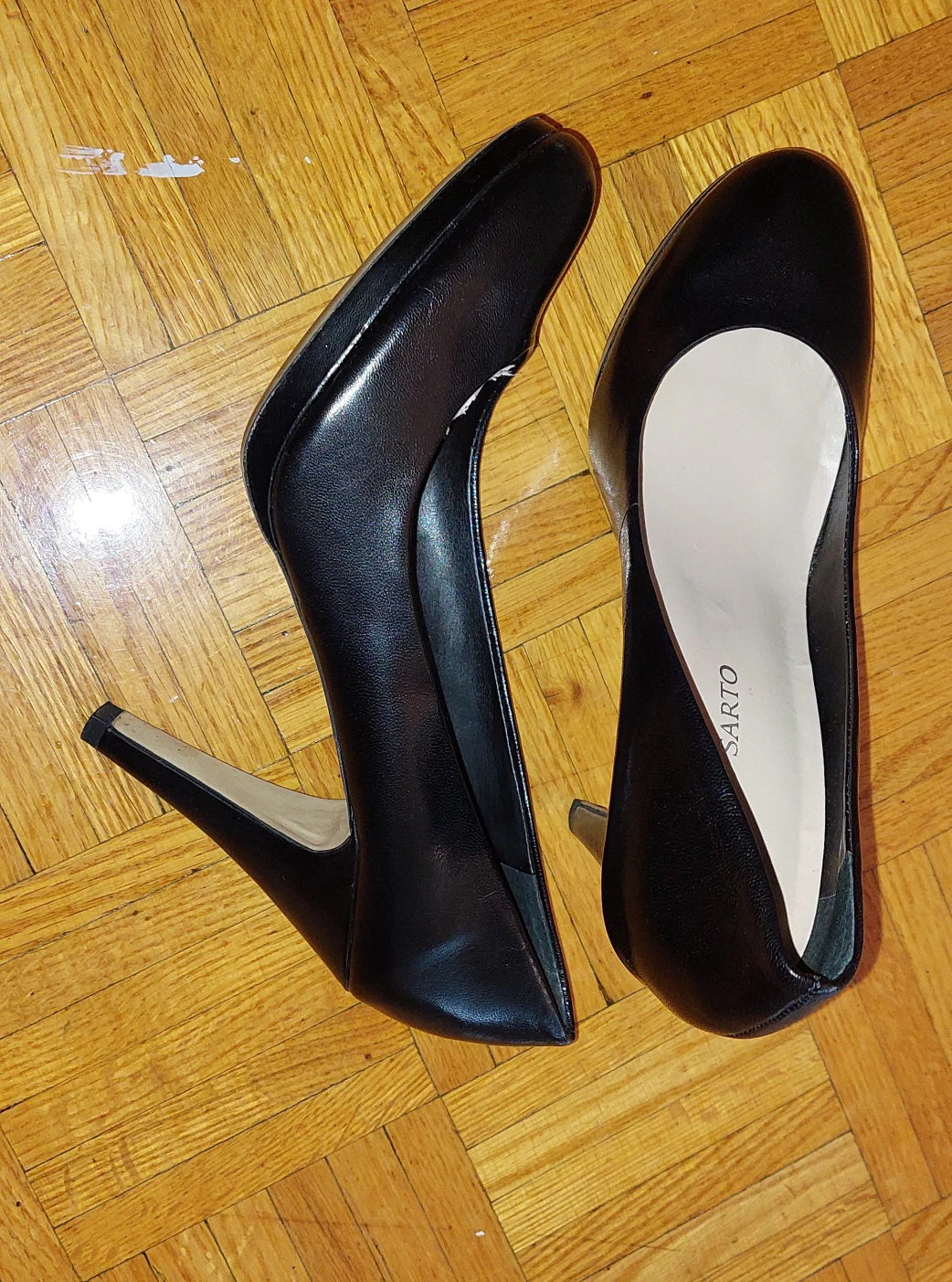 Franco Sarto Black Heels, Size 8 - photo 2