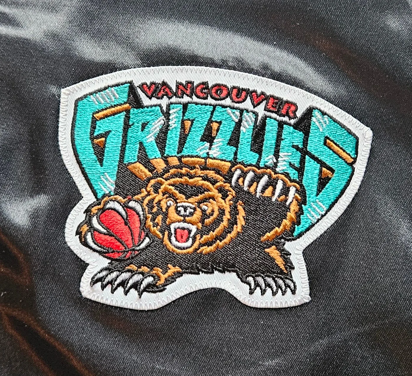 Vancouver Grizzlies Mitchell & Ness Hardwood Classics Jacket image indicator(4)