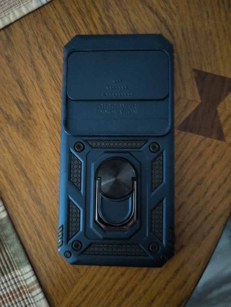 Blue Phone Case with Slide Cover