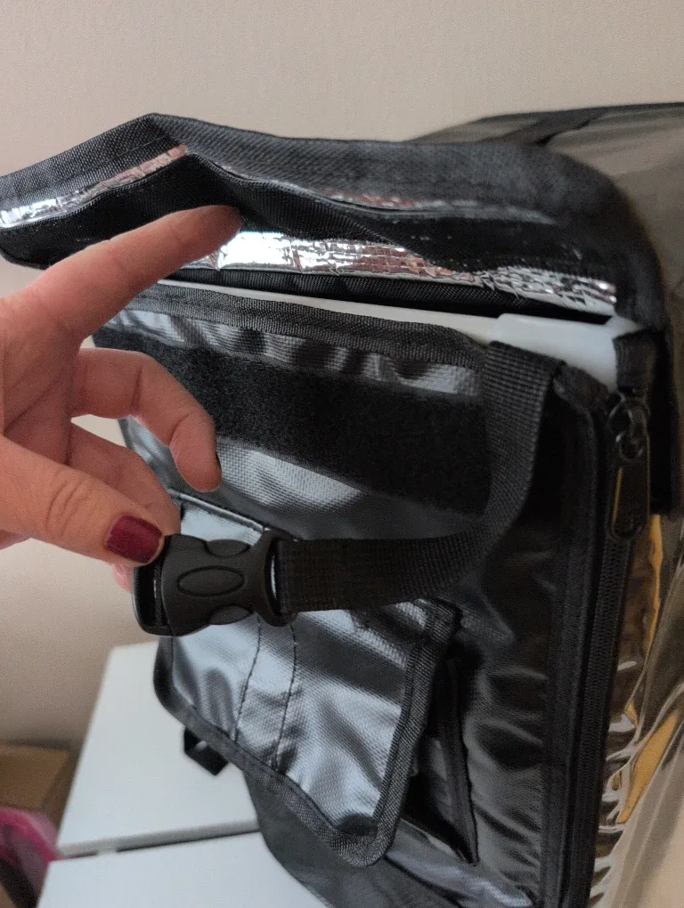 Food Delivery Backpack - Insulated zipper sides, velcro top image indicator(9)