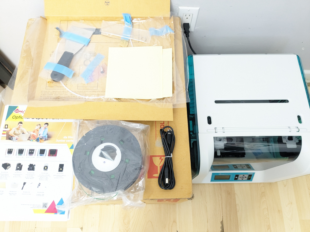 Wi-Fi DaVinci Jr - 3D Printer with Filament Starter Kit - photo 4