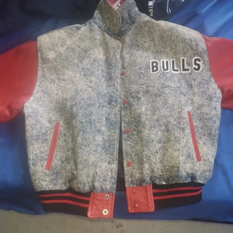 Exclusivos Boaz Bulls Leather & Suede Jacket - Size M