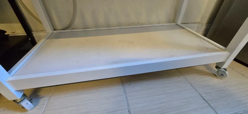 Kitchen Island Cart - White & Wood image indicator(6)