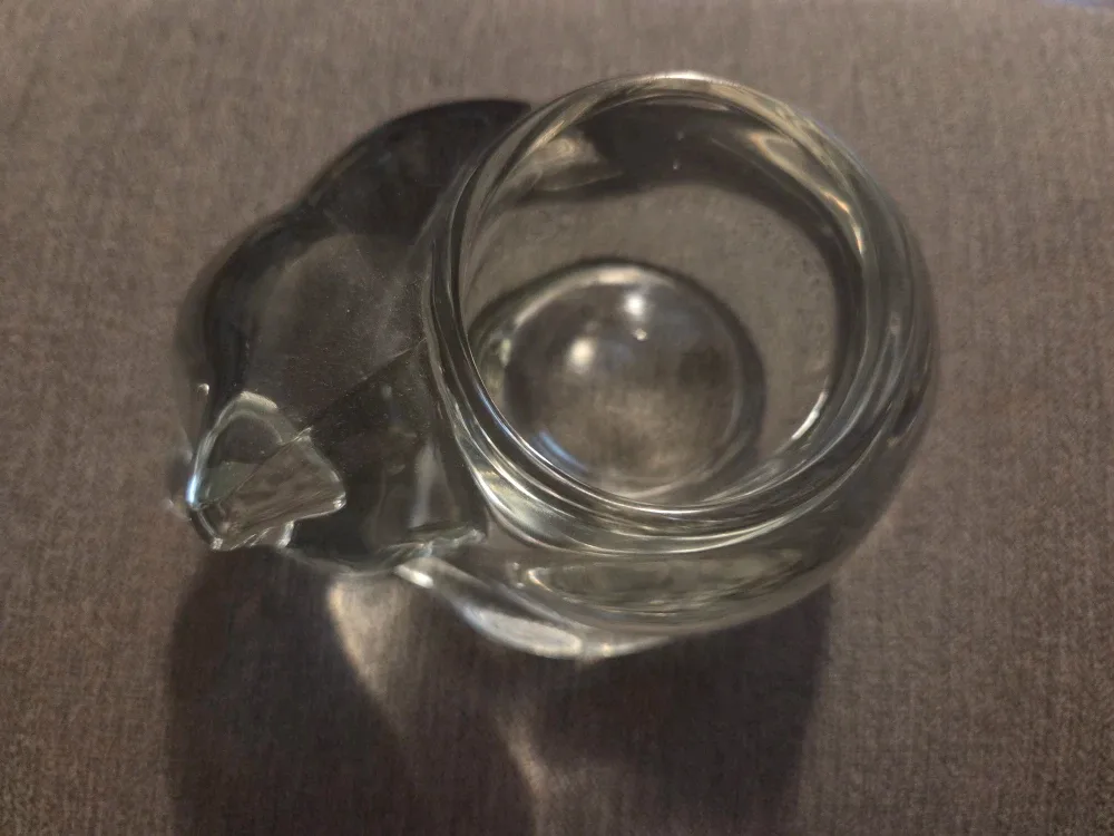 Indiana Glass Sleeping Cat Votive Candle Holder image indicator(2)