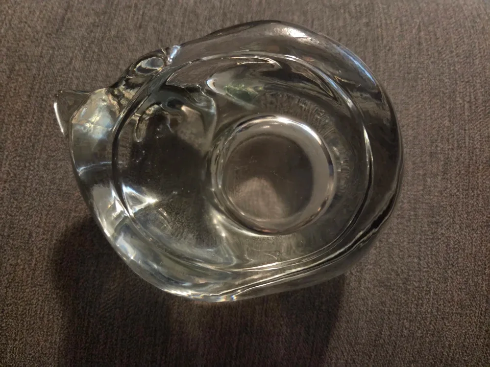 Indiana Glass Sleeping Cat Votive Candle Holder image indicator(3)