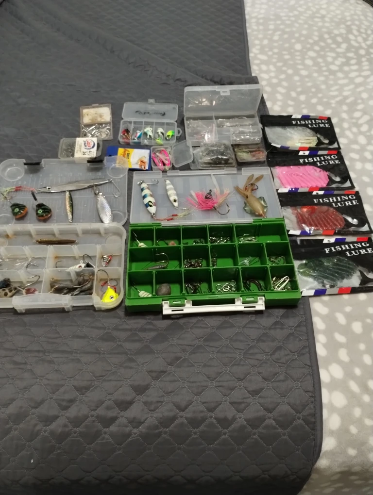Fishing Lures and Tackle Box
