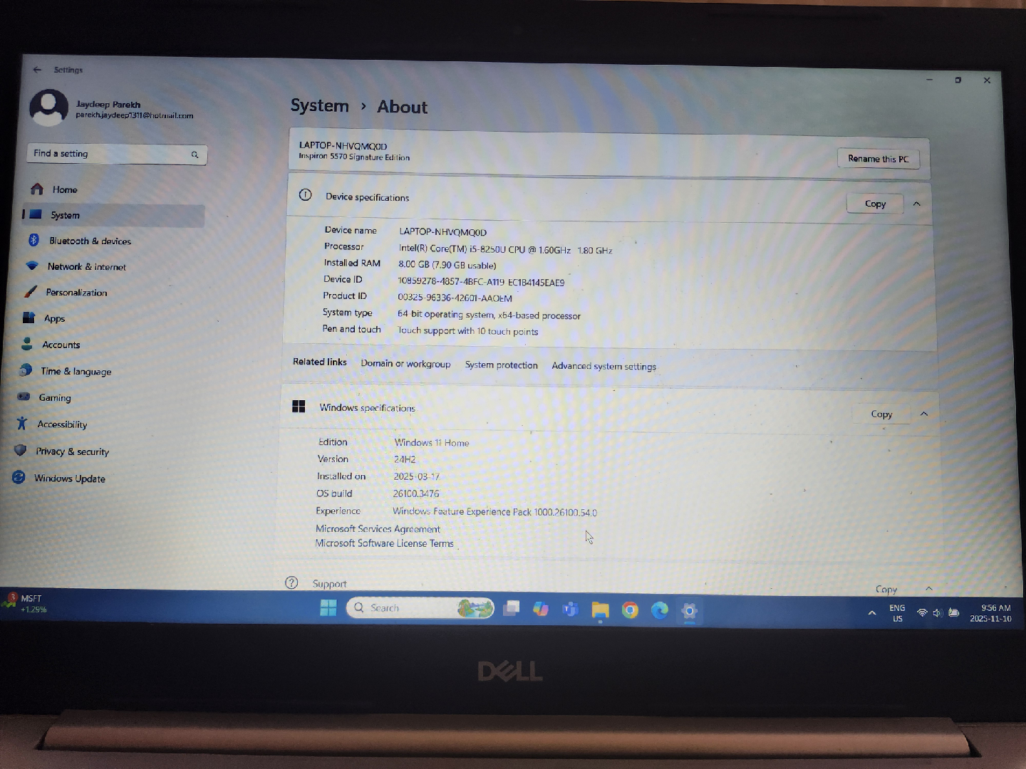 Dell Inspiron 5570 (Signature Edition) laptop - photo 4