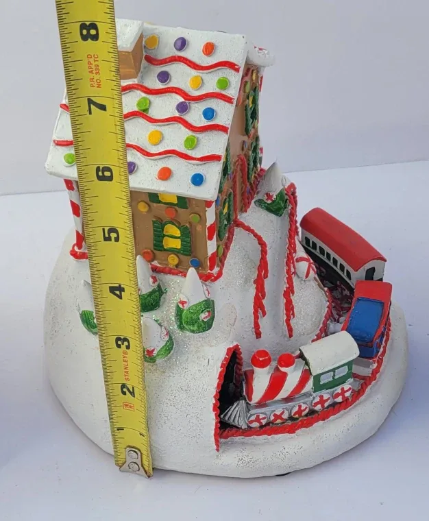 Gingerbread House Village Train Figurine image indicator(5)