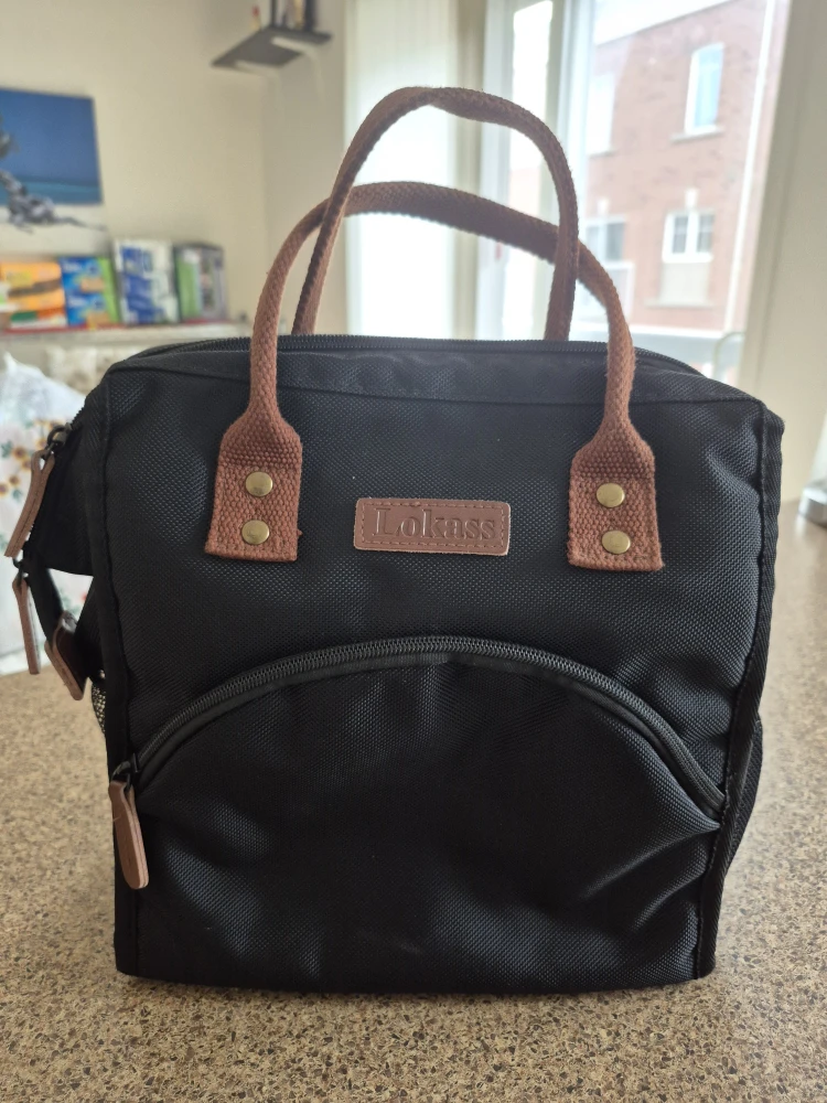 Lokass Lunch Bag Tote - Black