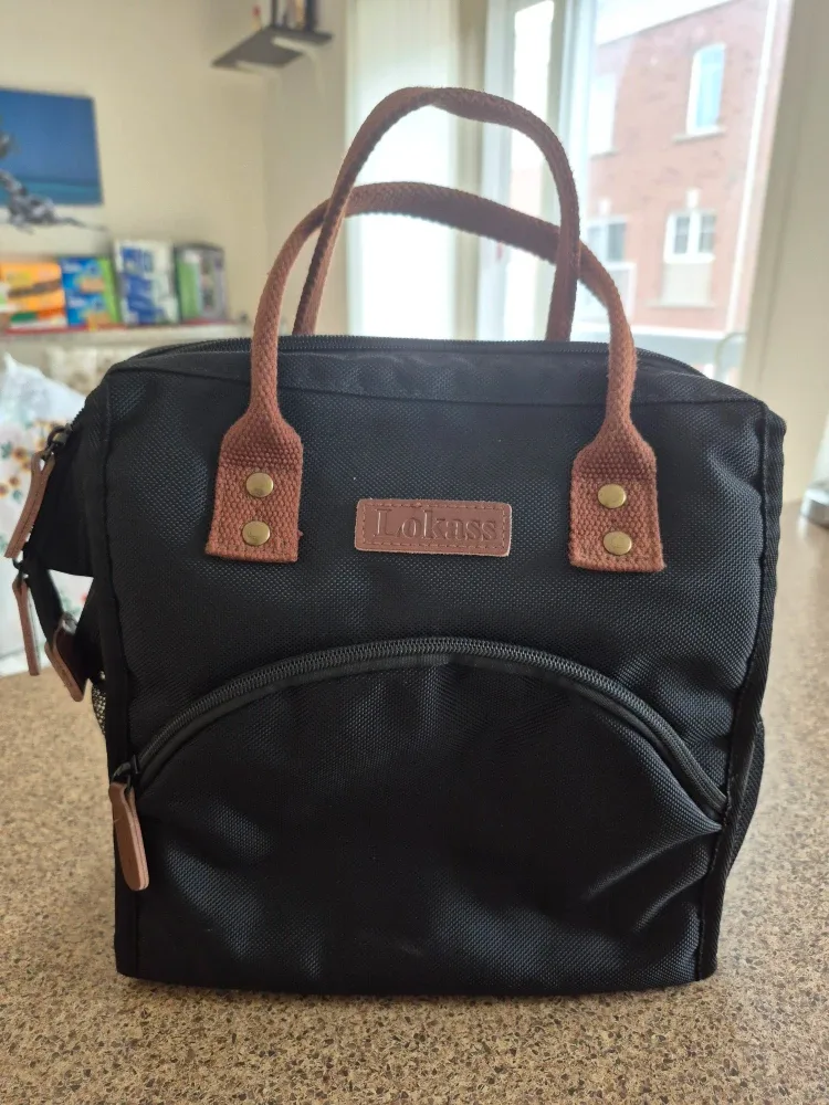 Lokass Lunch Bag Tote - Black
