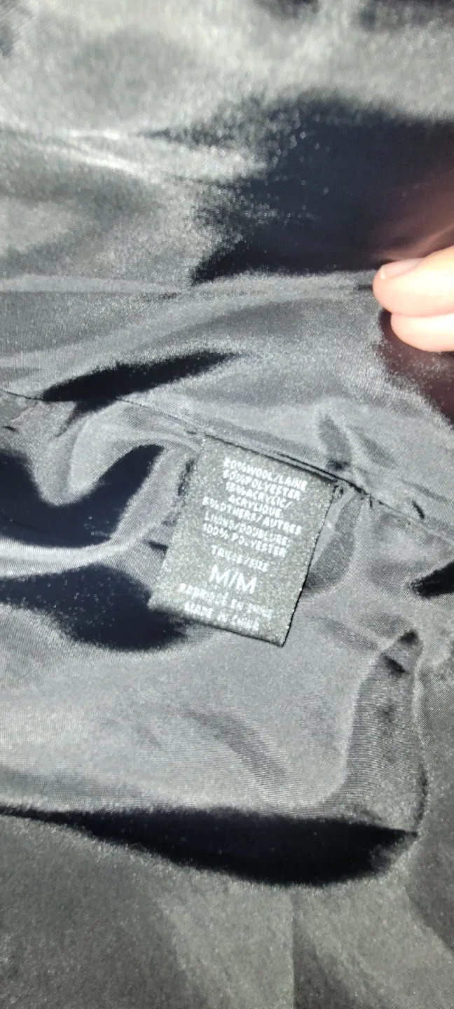 Suzy Shier Houndstooth Hooded Coat - Size M/M image indicator(4)