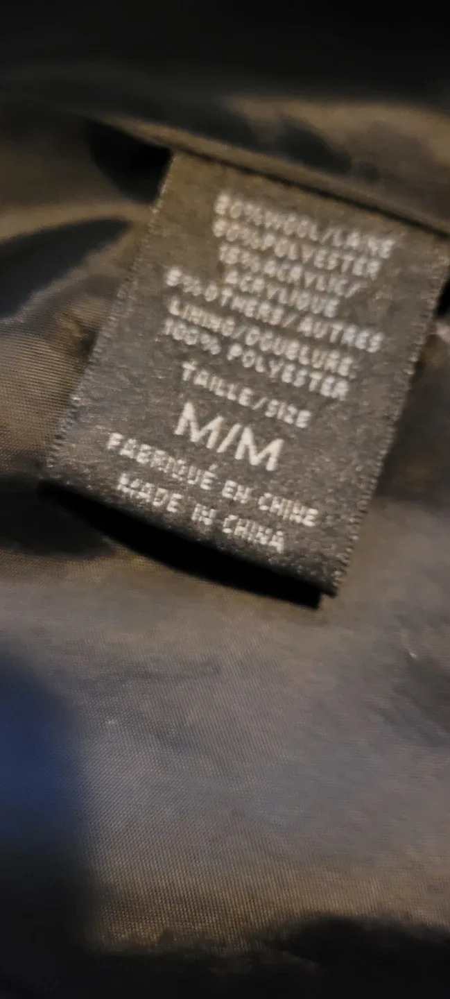 Suzy Shier Houndstooth Hooded Coat - Size M/M image indicator(6)