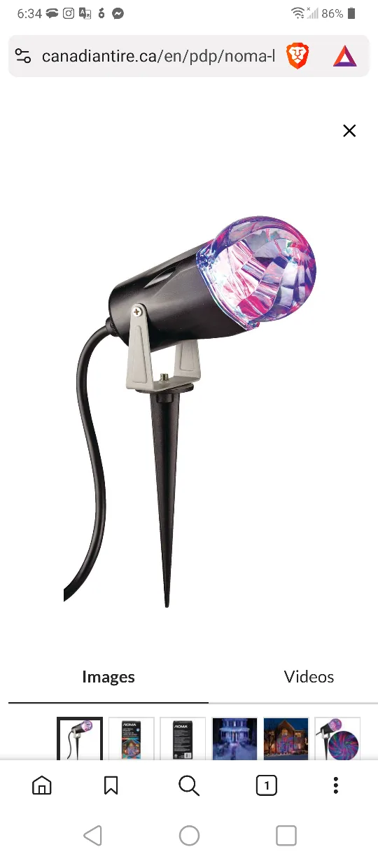 NOMA Light Ribbon Projector