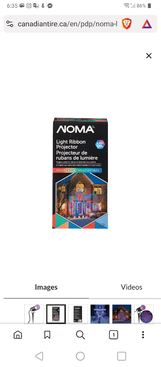 NOMA Light Ribbon Projector image indicator(2)
