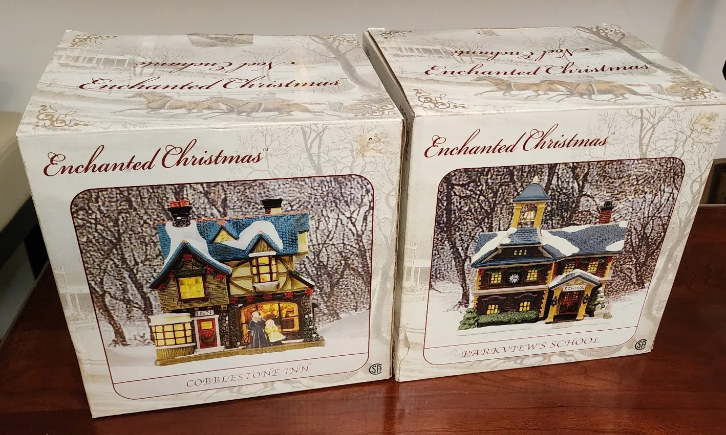 Enchanted Christmas Village - Cobblestone Inn & Parkview School