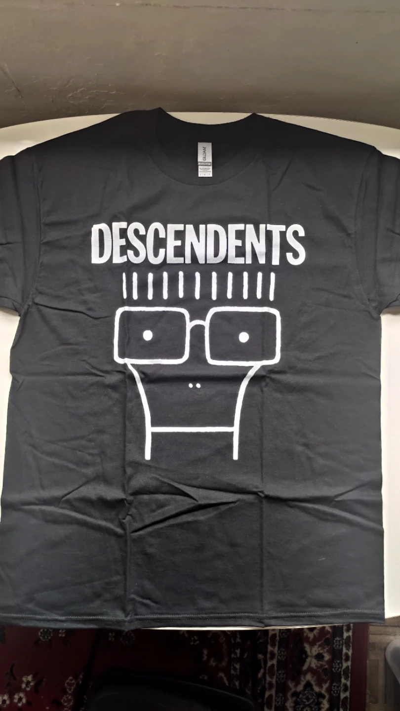 Band T-Shirts: Circle Jerks, Black Flag, Descendents, Die Krupps