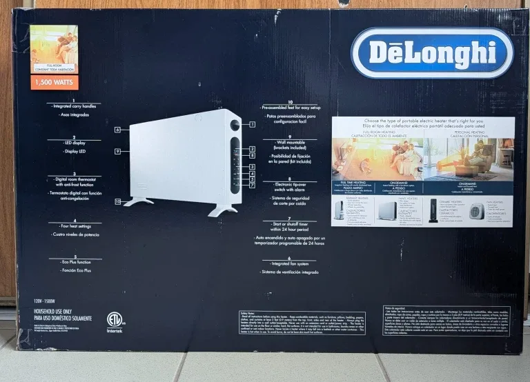DeLonghi Heater image indicator(2)