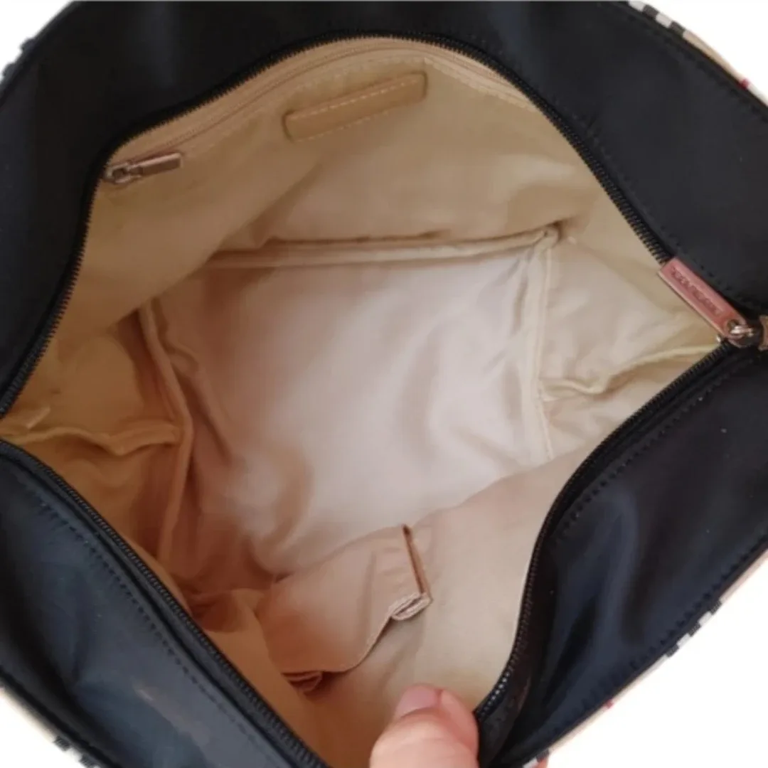 Burberry Blue Label Plaid Tote Bag image indicator(4)