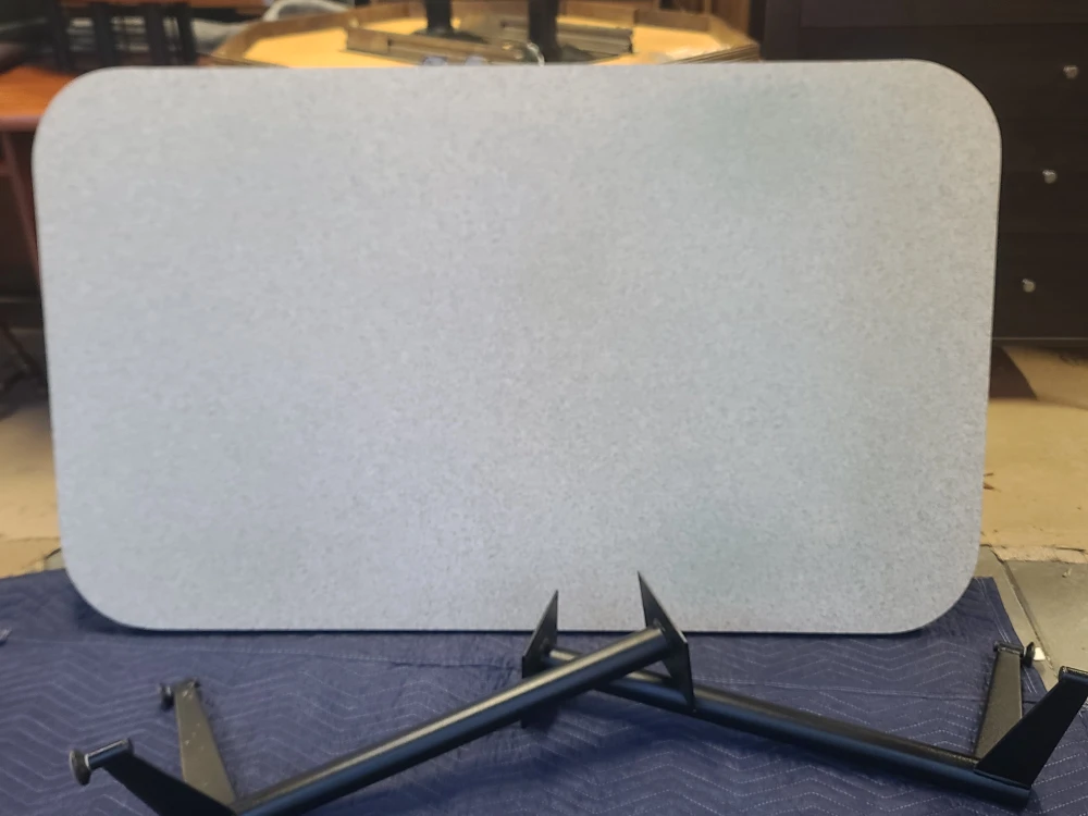 Rectangular Table with Black Legs - photo 2