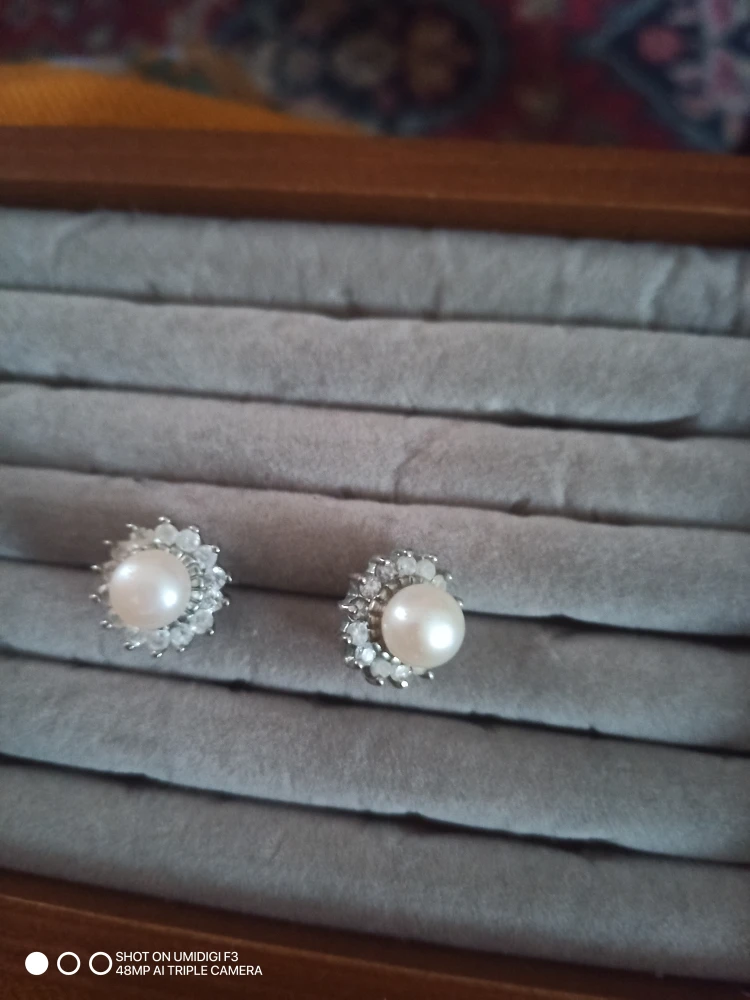 Pearl Stud Earrings