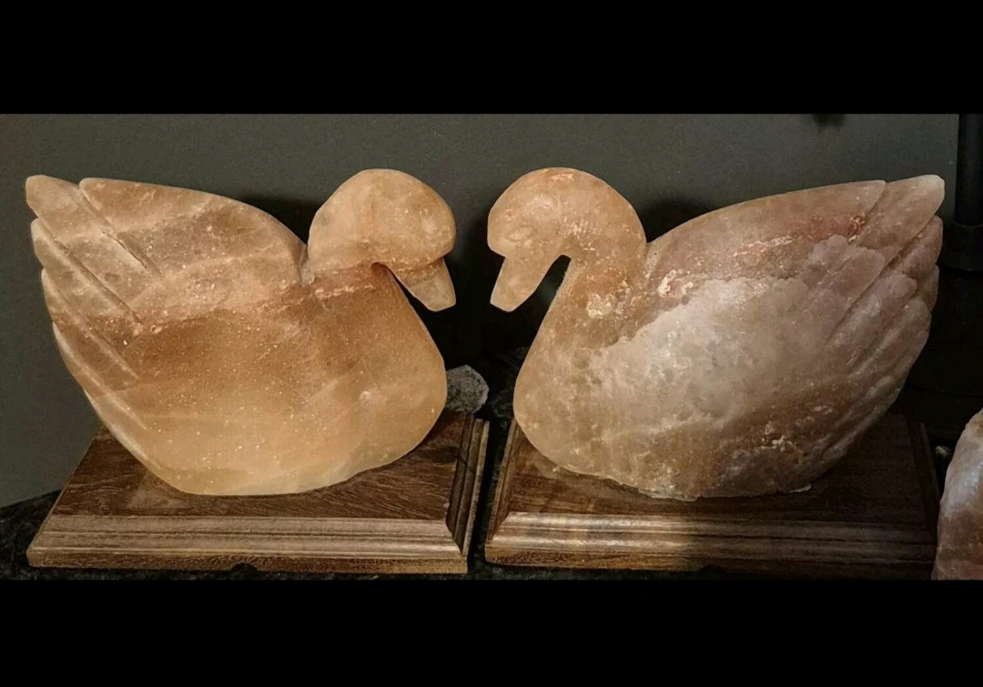 Swan Shaped Himalayan Salt Lamps.... - photo 2