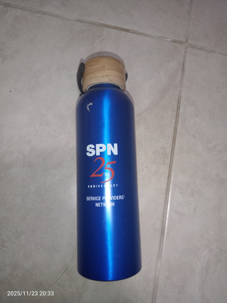 Blue Anniversary Water Bottle
