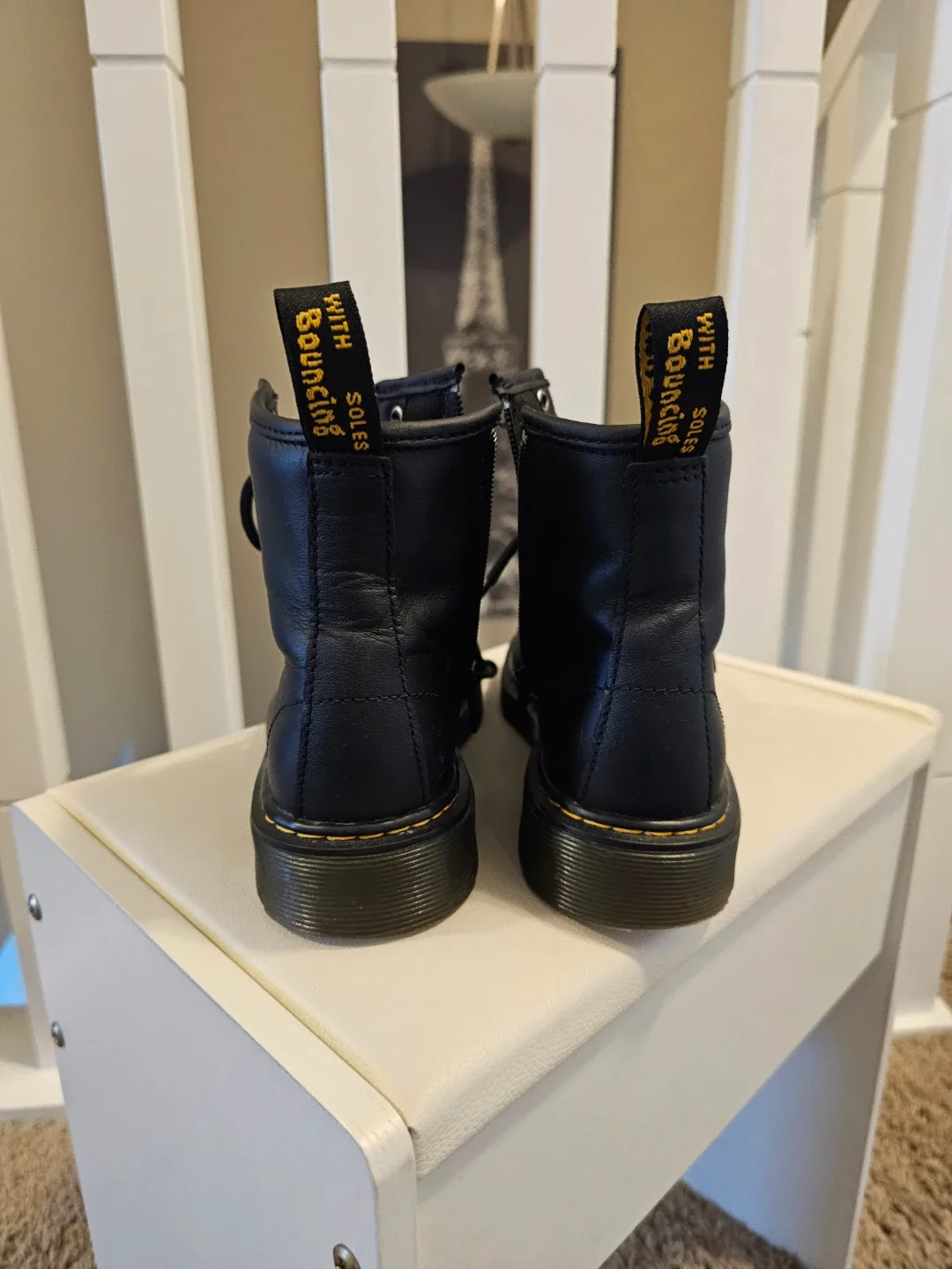 Dr. Martens 1460 J Black Boots - Size 3 US Youth image indicator(3)