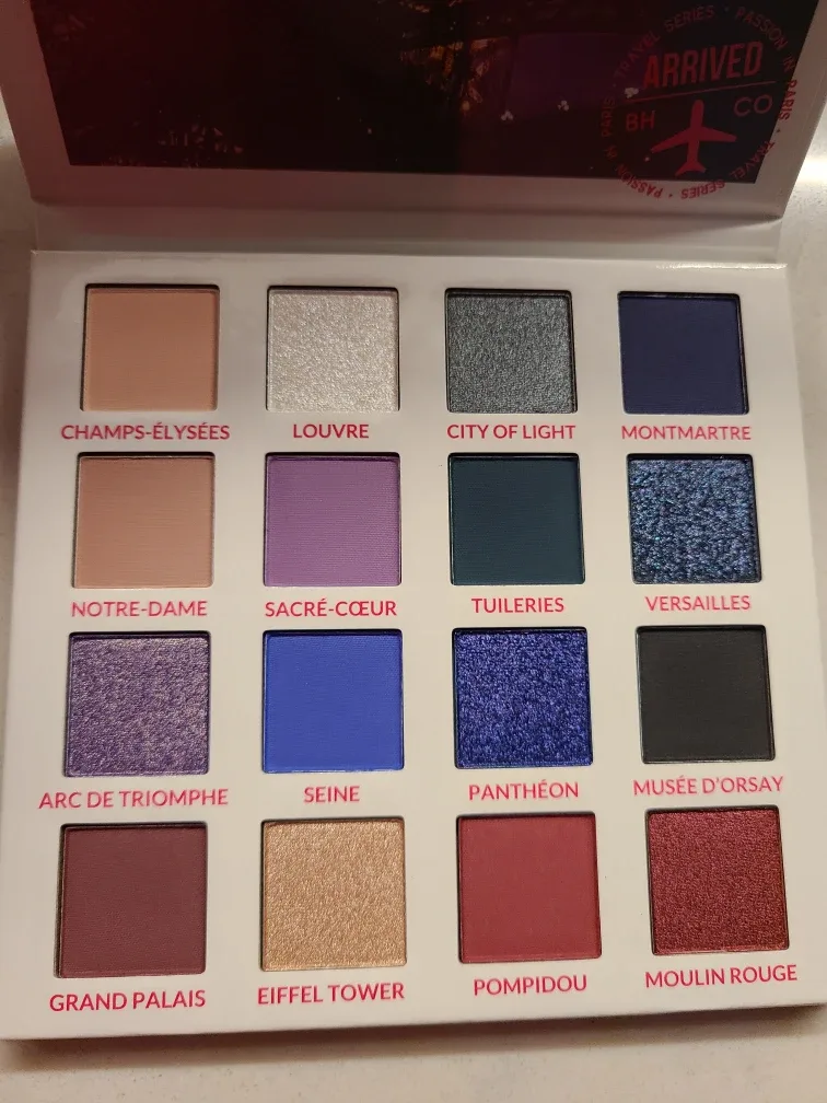 BH Cosmetics Paris 16 Color Eyeshadow Palette