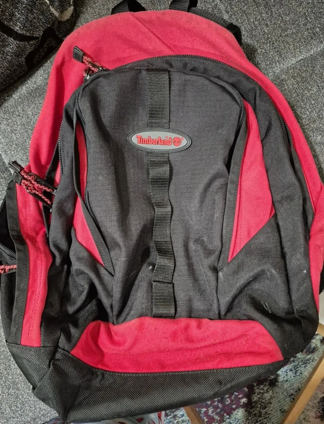 Timberland Backpack - Red & Black
