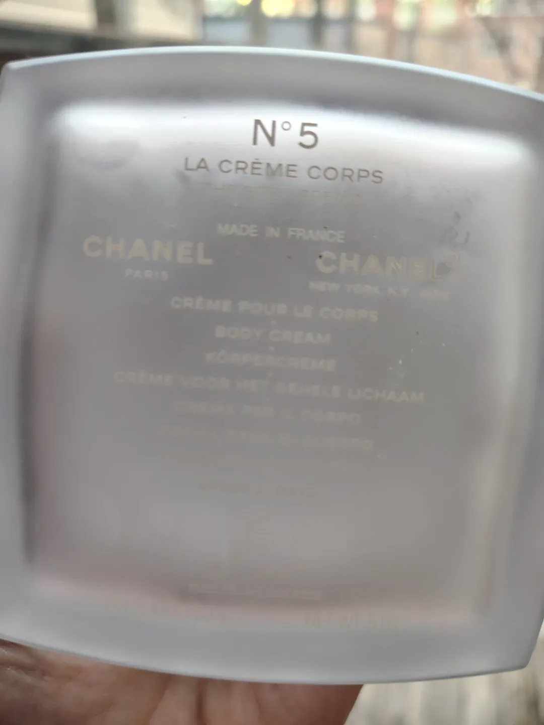 ✨ Collectible Chanel No. 5 Paris Glass Containers Mint Condition image indicator(4)